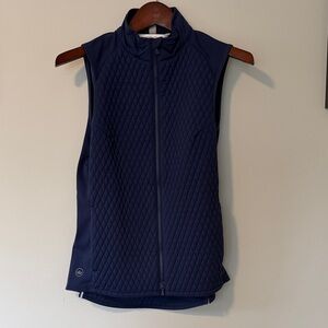 Peter Millar Navy Textured Inner Vest